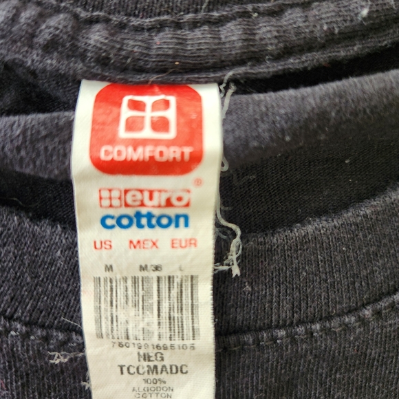 Unisex Graphic Tee Urban Retro skull neon multi color Size M - Picture 4 of 4